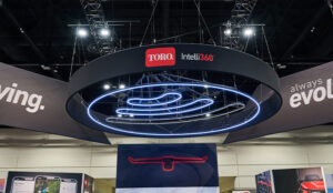 Toro Intelli360 fleet management display at the GCSAA Conference & Trade Show.