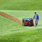 Core aeration with the Toro Procore 648s Aerator